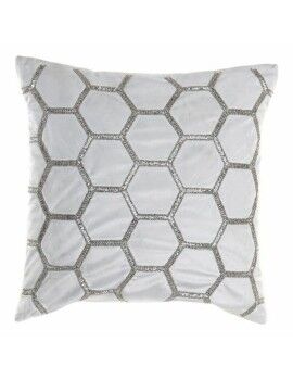 Almofada DKD Home Decor Veludo Geométrico (45 x 45 cm)