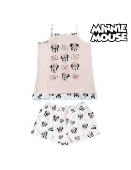 Pijama Infantil Minnie Mouse Cor de Rosa