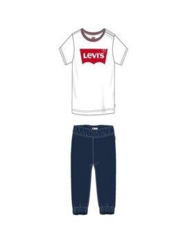 Conjunto de Desporto para Bebé TWILL JOGGER Levi's 6EA924-001  Branco