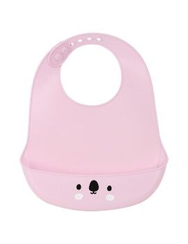 Babete Safta Koala Silicone Cor de Rosa (21 x 2 x 26 cm)