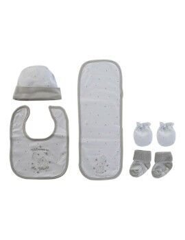 Conjunto Babete e Botinhas DKD Home Decor 0-6 Meses Algodão