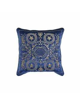 Almofada DKD Home Decor 8424001850341 Azul Dourado 45 x 10 x 45 cm