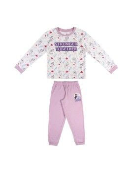 Pijama Infantil Frozen Beige