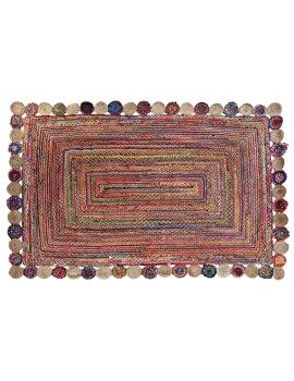 Alfombra DKD Home Decor Algodón Multicolor Jute (200 x 290 x 1 cm)