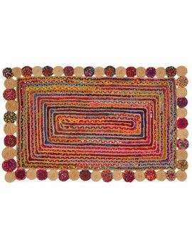 Alfombra DKD Home Decor Algodón Multicolor Jute (160 x 230 x 1 cm)