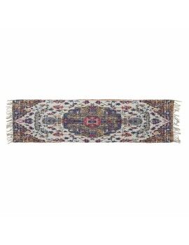 Alfombra DKD Home Decor Algodón Multicolor Chenille (60 x 240 x 1 cm)