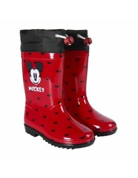 Botas de Agua Infantiles Mickey Mouse Rojo