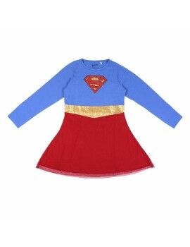 Vestido Superman Azul Rojo