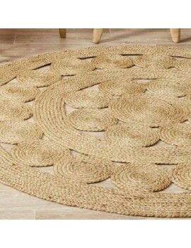 Alfombra DKD Home Decor Jute (160 x 160 x 1 cm)