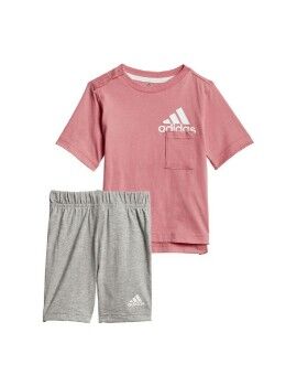 Conjunto Deportivo para Niños Adidas Badge of Sport Summer Coral