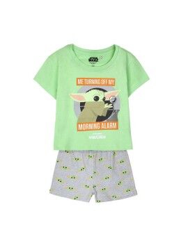 Pijama de Verano The Mandalorian Verde Verde Claro Infantil