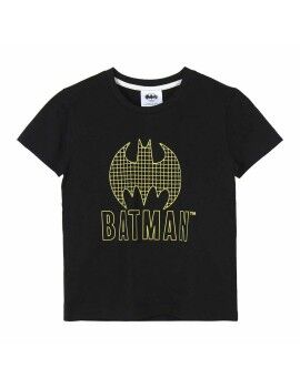 Camiseta de Manga Corta Infantil Batman Negro