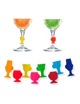 Marcador de Copas Vin Bouquet 8 pcs