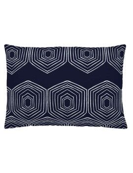 Capa de travesseiro Naturals Blue Mand (50 x 30 cm)