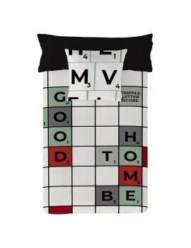 Capa nórdica Naturals Scrabble Queen 260 x 220 cm