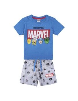 Conjunto de Ropa The Avengers Azul Gris