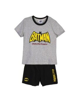 Pijama de Verano Batman Gris