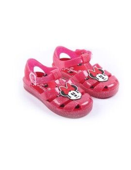 Sandalias Infantiles Minnie Mouse Rojo