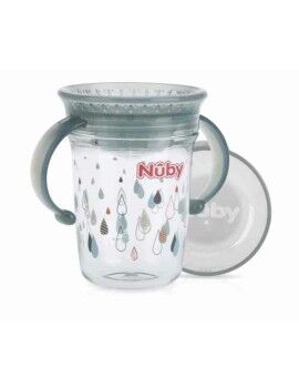 Vaso de Aprendizaje Nûby NV0414019GREY + 6 Meses 360º Gris 240 ml