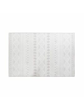 Alfombra DKD Home Decor Gris Blanco Ikat (120 x 180 x 0,4 cm)