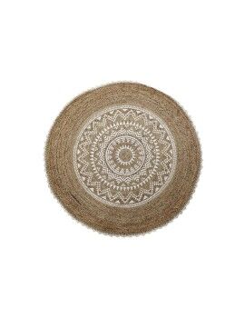 Alfombra DKD Home Decor Marrón Mandala (200 x 200 x 0,75 cm)