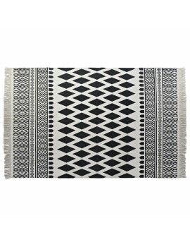 Alfombra DKD Home Decor Negro Blanco (160 x 250 x 0,7 cm)