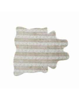 Alfombra DKD Home Decor 160 x 150 x 2 cm Beige Poliéster Con pelo