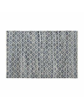 Alfombra DKD Home Decor Azul Blanco (120 x 180 x 1 cm)