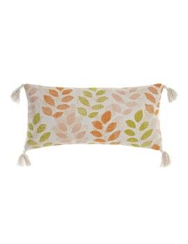 Almofada DKD Home Decor 60 x 10 x 30 cm Bege Multicolor Bloemen