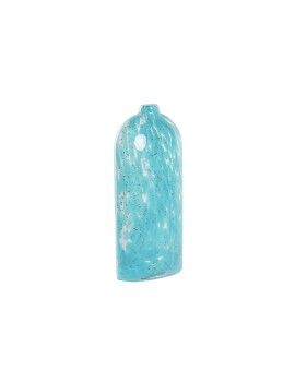 Vaso DKD Home Decor Azul Cristal Mediterrâneo 12,5 x 6,5 x 28 cm