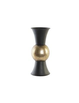 Vaso DKD Home Decor Preto Metal Cobre Vintage 14 x 14 x 32 cm