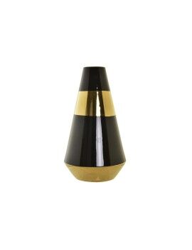 Vaso DKD Home Decor Porcelana Dourado Duas cores Moderno (19 x 19 x 35 cm)