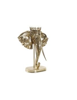 Figura Decorativa DKD Home Decor Dorado Elefante Colonial 49 x 26,5 x 57 cm