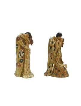 Figura Decorativa DKD Home Decor Amarillo Pareja 18 x 14 x 34,5 cm 4 Kg (2 Unidades)