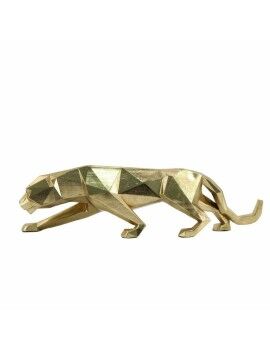 Figura Decorativa DKD Home Decor Dorado Leopardo 35,5 x 8 x 10 cm