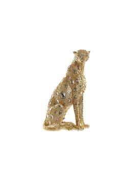 Figura Decorativa DKD Home Decor Leopardo Resina Moderno (23,5 x 15 x 37 cm)