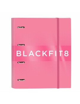 Carpeta de anillas BlackFit8 Glow up A4 Rosa (27 x 32 x 3.5 cm)