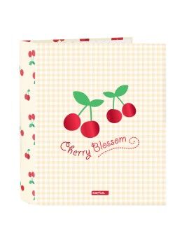 Carpeta de anillas Safta Cherry Beige A4 27 x 33 x 6 cm