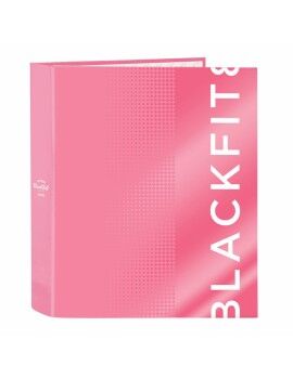 Carpeta de anillas BlackFit8 Glow up Rosa A4 27 x 33 x 6 cm