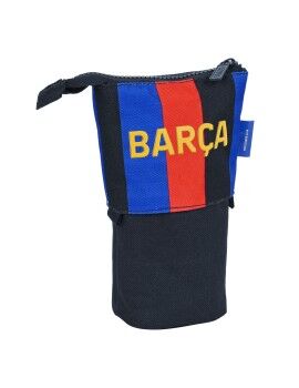 Estuche Cubilete F.C. Barcelona Granate Azul marino (8 x 19 x 6 cm)