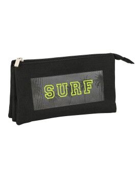 Malas para tudo triplas Safta Surf Preto (22 x 12 x 3 cm)