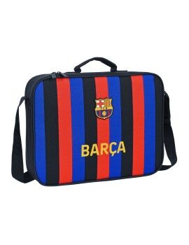 Cartera Escolar F.C. Barcelona Granate Azul marino (38 x 28 x 6 cm)