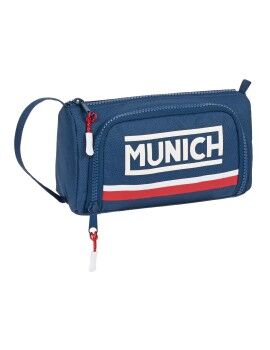 Estuche Escolar con Accesorios Munich Soon Azul (32 Piezas)