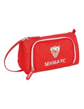 Estuche Escolar con Accesorios Sevilla Fútbol Club Rojo (32 Piezas)