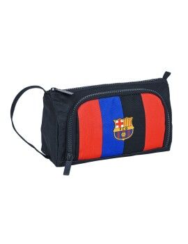 Estuche Escolar con Accesorios F.C. Barcelona Granate Azul marino (32 Piezas)