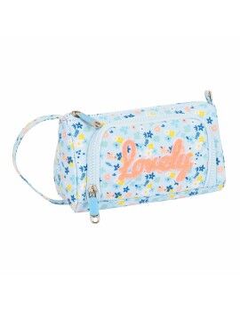 Bolsa Escolar Moos Lovely Azul 20 x 11 x 8.5 cm