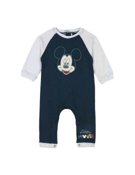 Babygrow de Manga Comprida para Bebé Mickey Mouse Azul