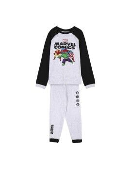 Pijama Infantil Marvel Cinzento