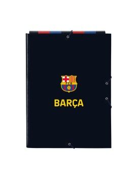 Carpeta F.C. Barcelona Granate Azul marino A4 (26 x 33.5 x 2.5 cm)