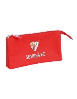 Portatodo Triple Sevilla Fútbol Club Rojo (22 x 12 x 3 cm)